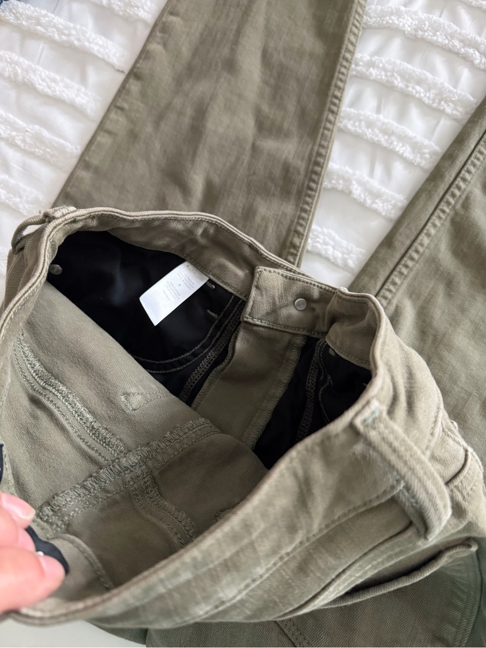 Athleta Olive Green Jeans - Picture 5 of 9